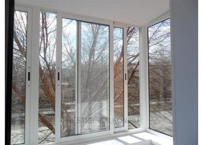Раздвижное остекление в квартире в Щёлково