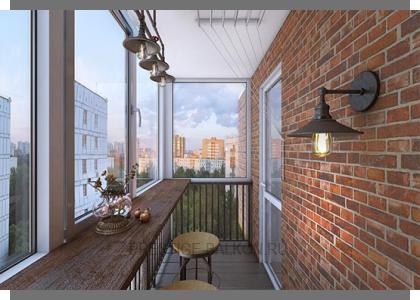 Настенное освещение лоджии в Щёлково